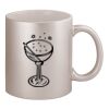 11oz Metallic Silver Mug Thumbnail