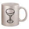 11oz Metallic Silver Mug Thumbnail