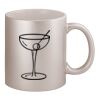 11oz Metallic Silver Mug Thumbnail