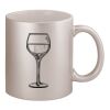 11oz Metallic Silver Mug Thumbnail
