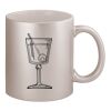 11oz Metallic Silver Mug Thumbnail