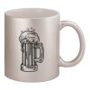 11oz Metallic Silver Mug Thumbnail