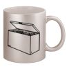 11oz Metallic Silver Mug Thumbnail