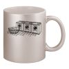 11oz Metallic Silver Mug Thumbnail