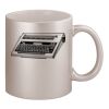 11oz Metallic Silver Mug Thumbnail
