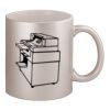 11oz Metallic Silver Mug Thumbnail