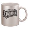 11oz Metallic Silver Mug Thumbnail