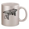 11oz Metallic Silver Mug Thumbnail