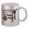 11oz Metallic Silver Mug Thumbnail