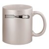 11oz Metallic Silver Mug Thumbnail