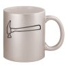 11oz Metallic Silver Mug Thumbnail