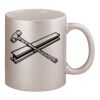 11oz Metallic Silver Mug Thumbnail