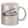 11oz Metallic Silver Mug Thumbnail