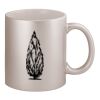 11oz Metallic Silver Mug Thumbnail