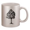 11oz Metallic Silver Mug Thumbnail