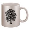 11oz Metallic Silver Mug Thumbnail