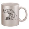 11oz Metallic Silver Mug Thumbnail