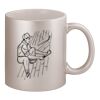 11oz Metallic Silver Mug Thumbnail