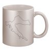 11oz Metallic Silver Mug Thumbnail