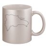 11oz Metallic Silver Mug Thumbnail