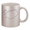 11oz Metallic Silver Mug Thumbnail