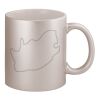 11oz Metallic Silver Mug Thumbnail