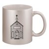 11oz Metallic Silver Mug Thumbnail