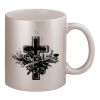 11oz Metallic Silver Mug Thumbnail