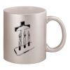 11oz Metallic Silver Mug Thumbnail