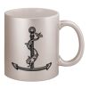11oz Metallic Silver Mug Thumbnail