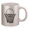 11oz Metallic Silver Mug Thumbnail
