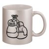 11oz Metallic Silver Mug Thumbnail