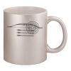 11oz Metallic Silver Mug Thumbnail