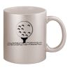 11oz Metallic Silver Mug Thumbnail
