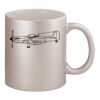 11oz Metallic Silver Mug Thumbnail