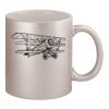 11oz Metallic Silver Mug Thumbnail