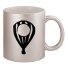 11oz Metallic Silver Mug Thumbnail