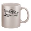 11oz Metallic Silver Mug Thumbnail