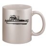 11oz Metallic Silver Mug Thumbnail