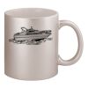 11oz Metallic Silver Mug Thumbnail