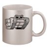 11oz Metallic Silver Mug Thumbnail