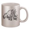 11oz Metallic Silver Mug Thumbnail