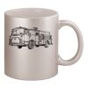 11oz Metallic Silver Mug Thumbnail