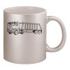 11oz Metallic Silver Mug Thumbnail