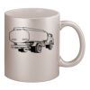11oz Metallic Silver Mug Thumbnail