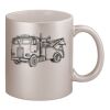 11oz Metallic Silver Mug Thumbnail