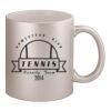 11oz Metallic Silver Mug Thumbnail