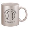 11oz Metallic Silver Mug Thumbnail