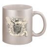 11oz Metallic Silver Mug Thumbnail