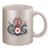 11oz Metallic Silver Mug Thumbnail